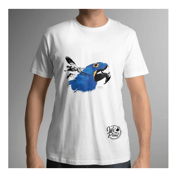 Coleção Pantanal Camiseta masculina branca