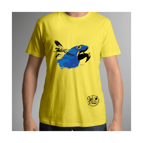 Coleção Pantanal Camiseta masculina amarela