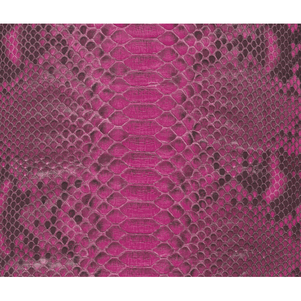 Couro de cobra acabado/curtido BC (Python reticulatus) - PINK - 27/29