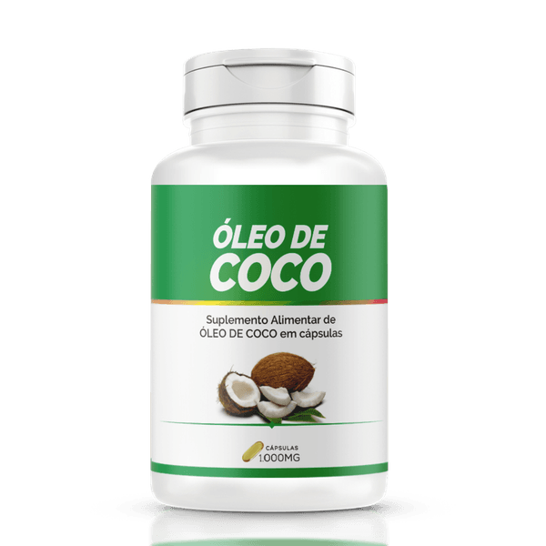 Óleo de Coco Extra Virgem - Bio Vittas - 120 Cápsulas 1000mg