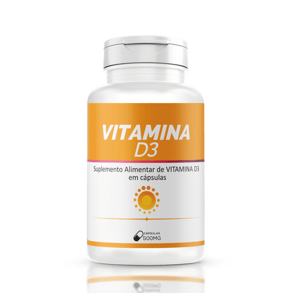 Vitamina D3 Para Imunidade - 120 Cápsulas 500mg