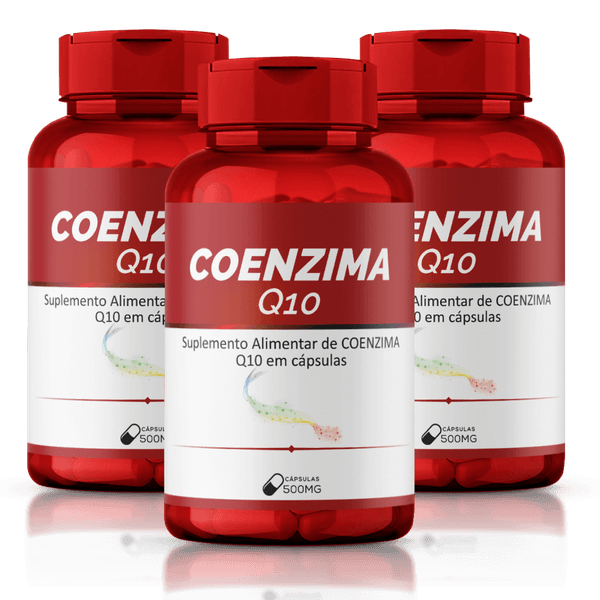 Coenzima Q10 Ubiquinona - Bio Vittas - 120 Cápsulas - 3x