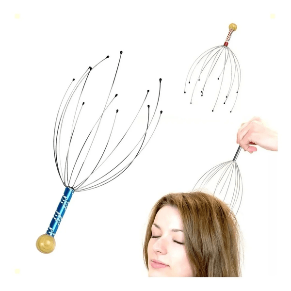 Massageador de Cabeça: Relaxe e alivie o estresse a qualquer hora e lugar!