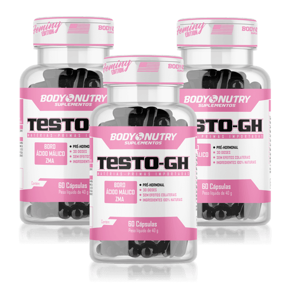 Pré Hormonal Testo Gh Feminino - Bio Vitta's - 60 Cápsulas - 3x