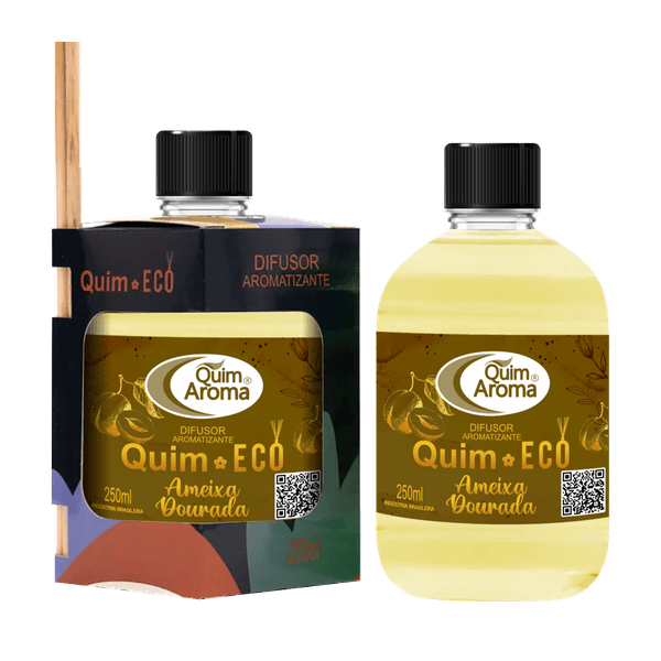 Difusor de Ambiente Quim Aroma Eco Ameixa Dourada