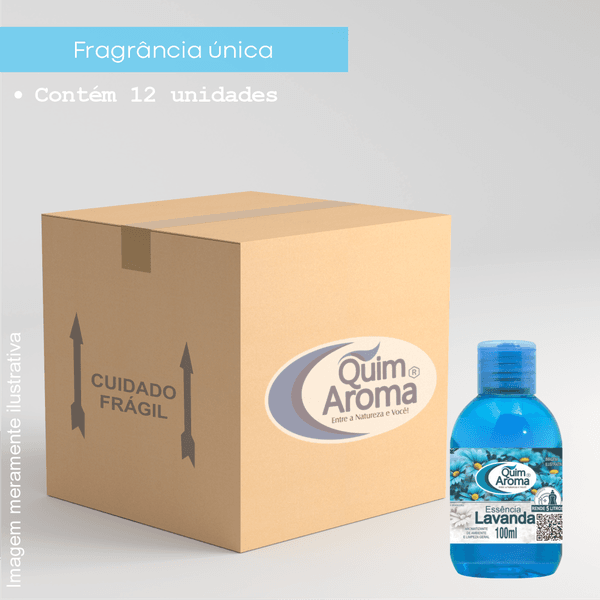 Caixa Fechada Essência 100ml - Lavanda