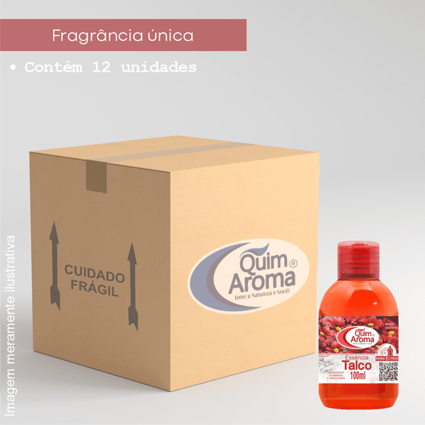 Caixa Fechada Essência 100ml - Talco