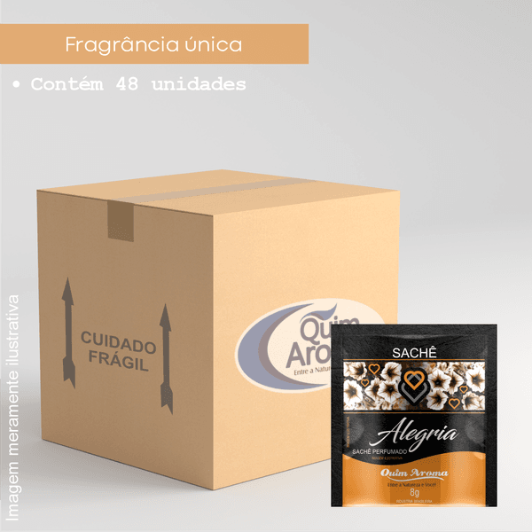 Caixa Fechada Sachê Perfumado - Alegria