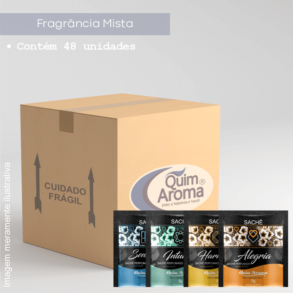 Caixa Fechada Sachê Perfumado - Mista