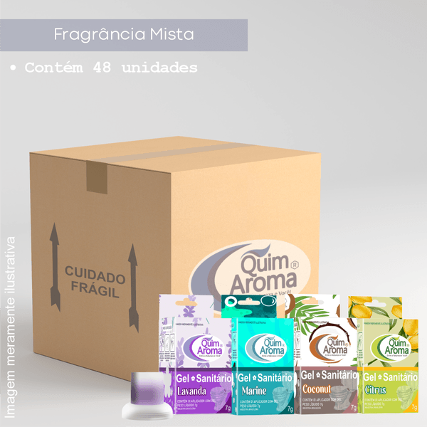 Caixa Fechada Gel Sanitário Premium - Mista
