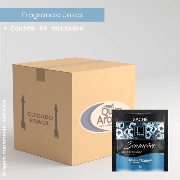 Caixa Fechada Sachê Perfumado - Sensação