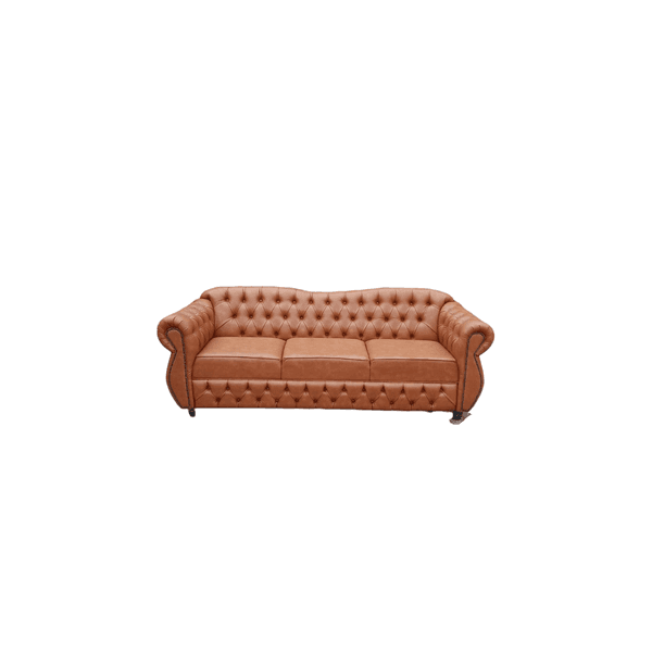 Sofá Chesterfield Conde 3 Lugares 2,60 cm Yasbelly 