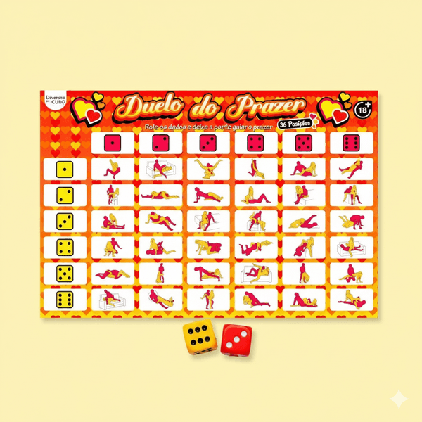 JOGO DUELO DO PRAZER 36 POSIÇÕES