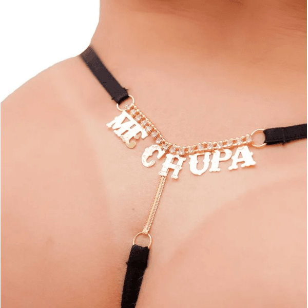 CALCINHA FIO ME CHUPA STRASS