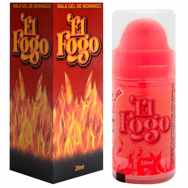 EL FOGO ESQUENTA E VIBRA SABOR MORANGO