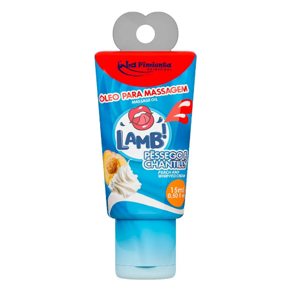 ORAL LAMB PÊSSEGO E CHANTILLY