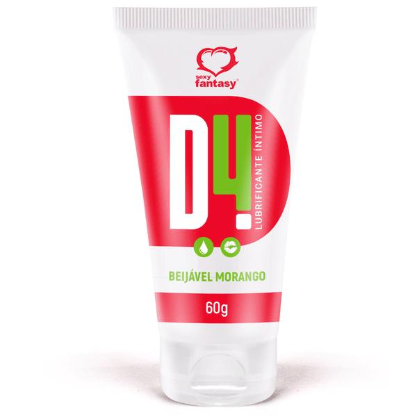 D4 LUBRIFICANTE BEIJÁVEL DE MORANGO