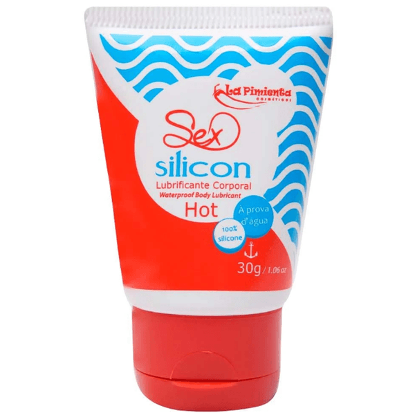 LUBRIFICANTE SEX SILICON HOT A PROVA D ÁGUA