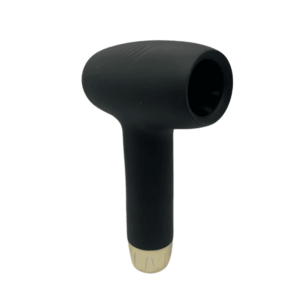 MASTURBADOR COM VIBRO BLACK SILICON