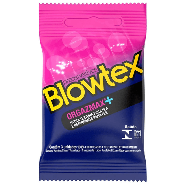 PRESERVATIVO BLOWTEX ORGAZMAX +