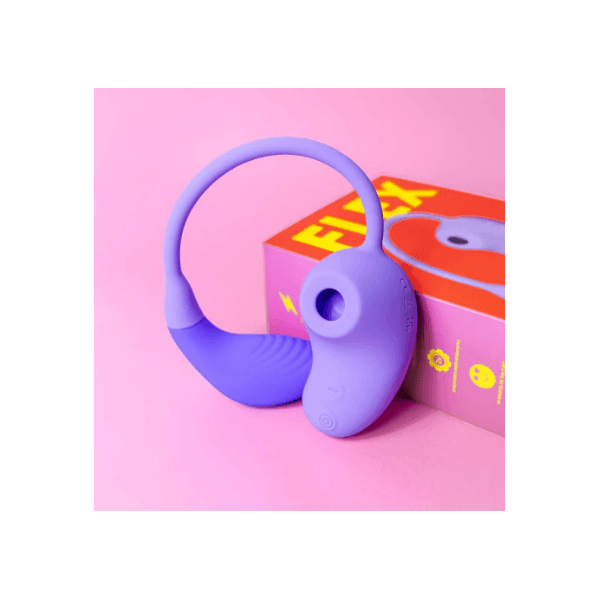 DOUBLE FLEX VIBRADOR E SUGADOR DE CLITÓRIS 