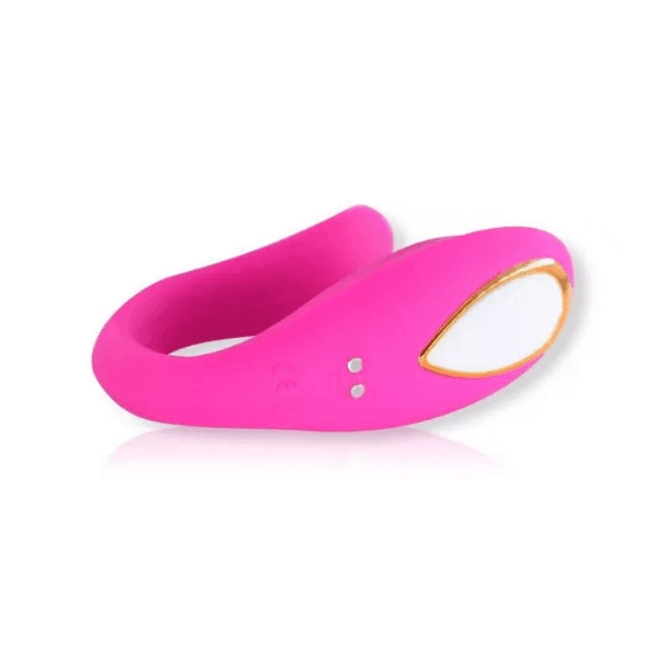 VIBRADOR DE CASAL PINK GOLD VIA APP