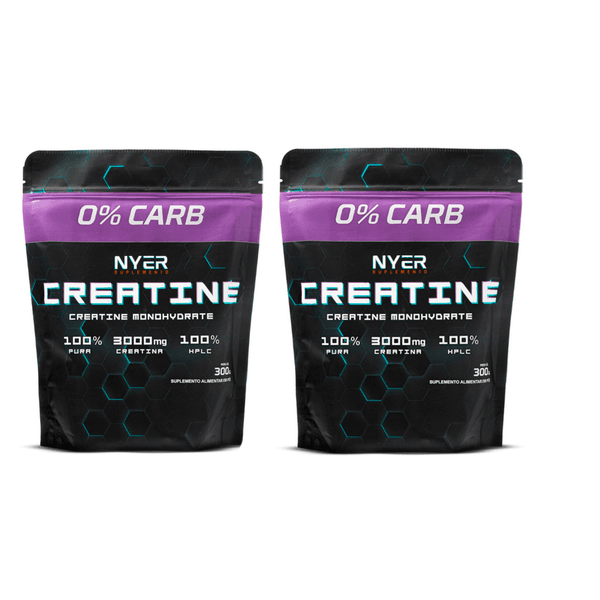 Combo 2 Creatina Monohidratada 100% Pura Sache 300 Gramas 