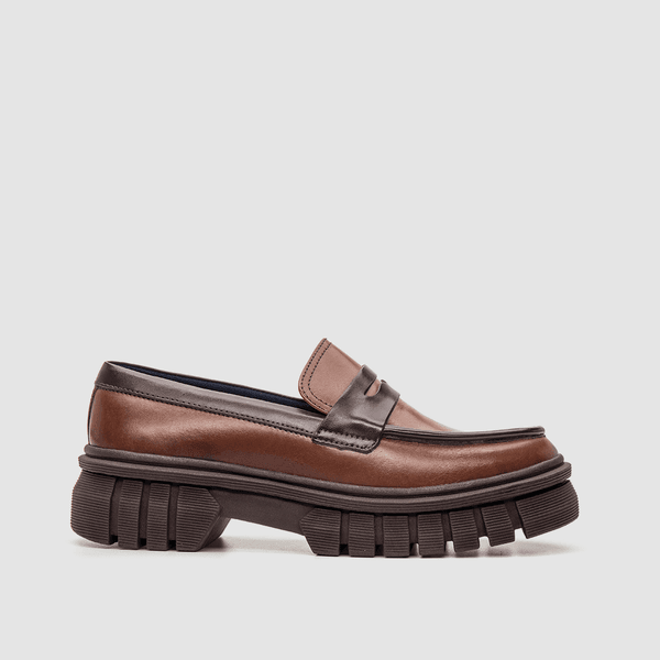 Sapato Manu Elegance 0480 Dark Brown/Tan