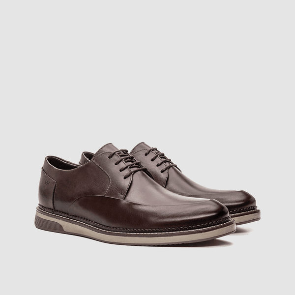Sapato Masculino Detroit 0605 Dark Brown - CALÇADOS ZAPATTERO
