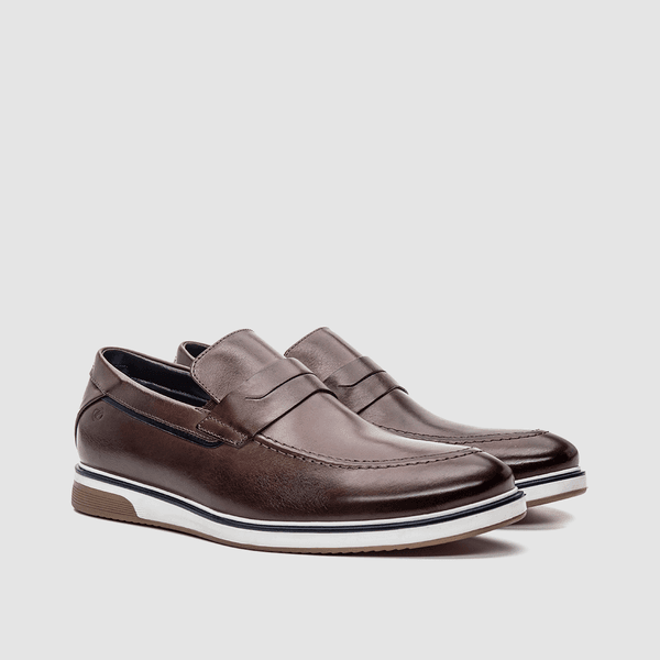 Sapato Masculino Sky Easy 750 Dark Brown - CALÇADOS ZAPATTERO