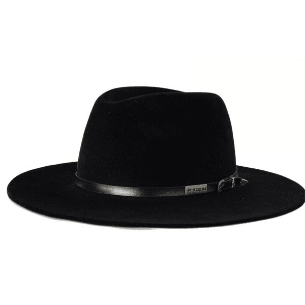 Chapéu Fedora Unissex Feltro - Preto