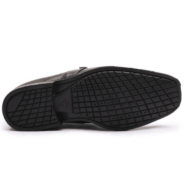 Sapato Flex-System Masculino Calvest em Couro Preto - 1700D822