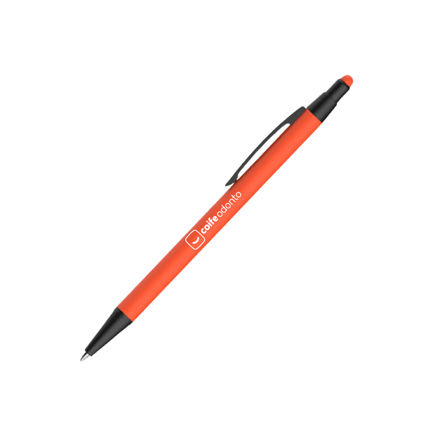 Caneta Esferográfica em metal com Ponteira Touch Personalizada Coife Odonto