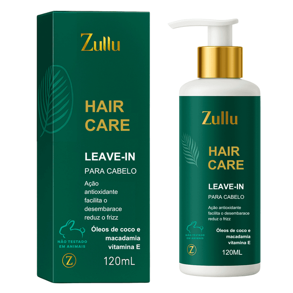 Óleo Hidratante Reparador Leave In Antioxidante Premim Zullu 120ml