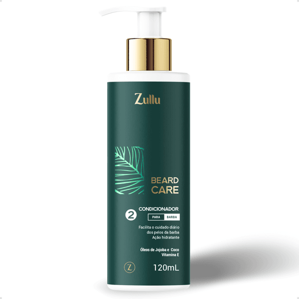 Condicionador Para Barba Zullu 120ml – Hidratação, Maciez E Brilho Natural