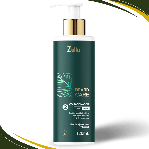 Condicionador Para Barba Zullu 120ml – Hidratação, Maciez E Brilho Natural