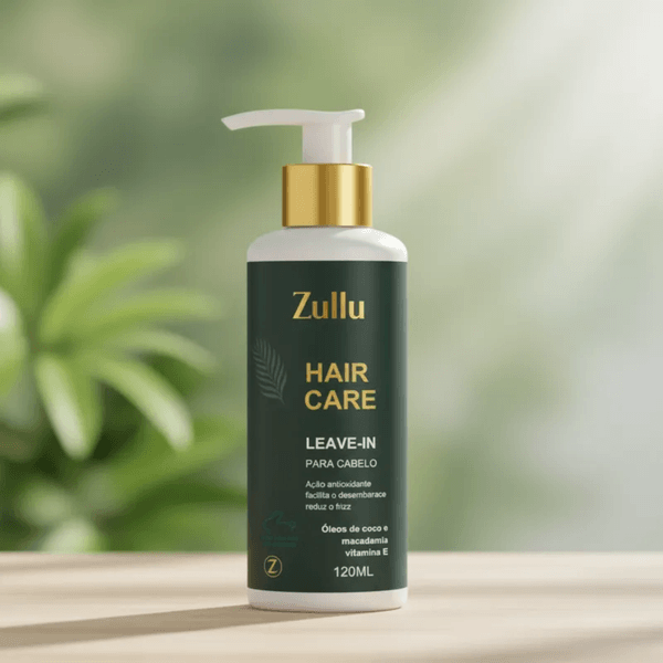 Leave-in Hidratante Zullu 120ml – Hidratação Leve, Controle de Frizz e Proteção Diária