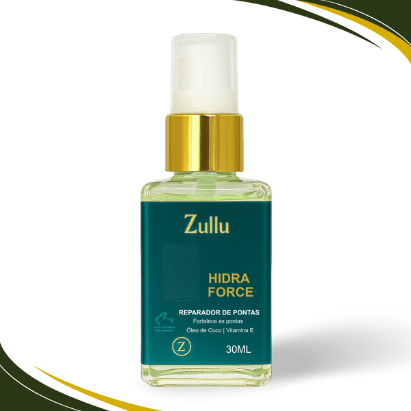Reparador de Pontas Hidra Force Zullu 30ml – Selagem Imediata, Brilho Intenso e Proteção UV