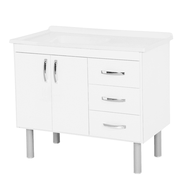 Gabinete de Cozinha A. J. Rorato Linha Tóquio Branco