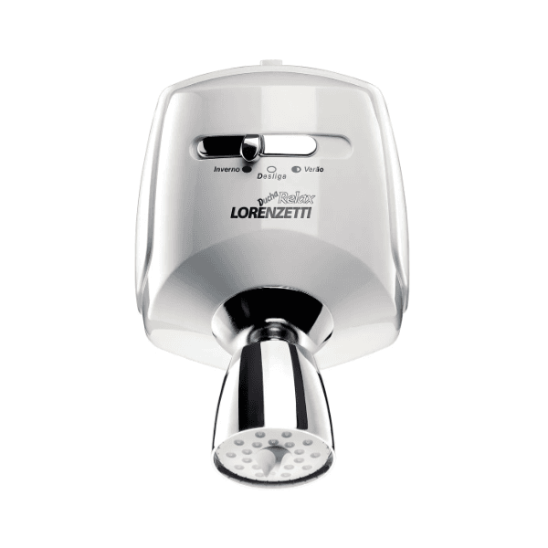 Chuveiro Lorenzetti Relax 3 Temperaturas 5500W 220V Branco e Cromado