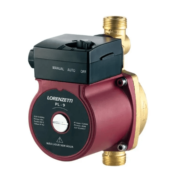 Pressurizador De Água Lorenzetti PL 9 12Mca - 220V