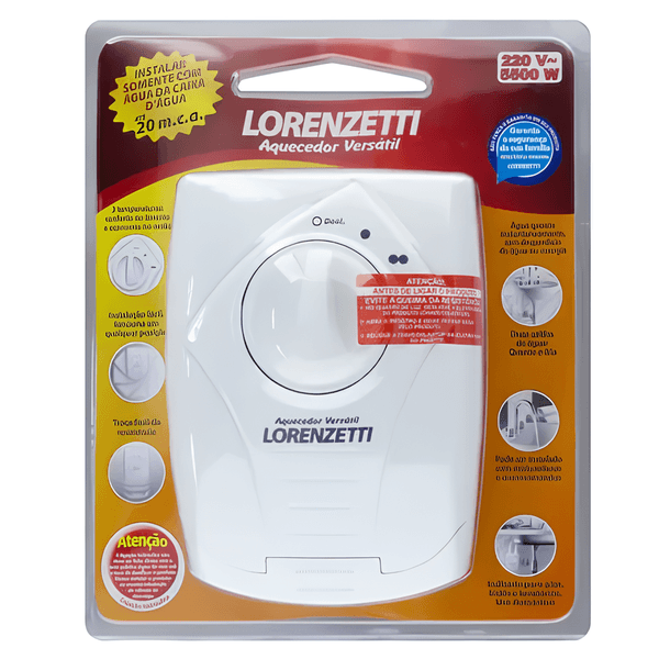 Aquecedor Elétrico de Água Lorenzetti Versátil 220V 5500W 
