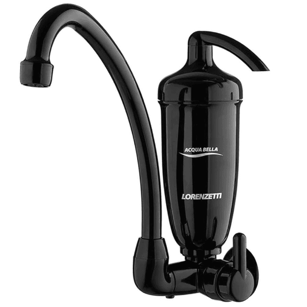 Purificador de Água com Torneira Lorenzetti Acquabella Preto de Parede