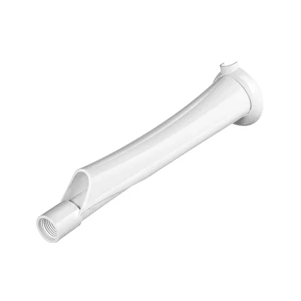 Braço Cano Chuveiro 30cm 1/2 Lorenzetti Esconde fios Branco