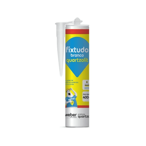 Fixutudo Branco PU 400G Quartzolit