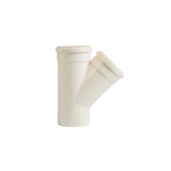 Junção 45° Esgoto Krona Dn 100x100mm 4 polegadas