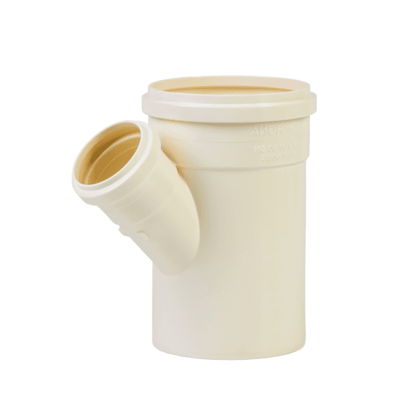 Junção de Redução 45° Esgoto Krona DN 100×50mm (4×2) 