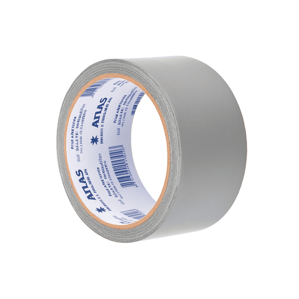 Fita Adesiva Silver Tape Multiuso Plástica 48 mm x 10 m - Atlas