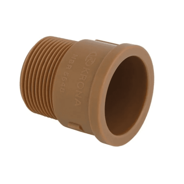 Adaptador Soldável Curto Krona 25mm (3/4&quot;) para Tubulação
