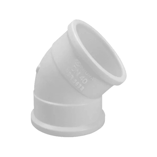 Joelho de 45° Krona para Esgoto 40mm 1 1/2